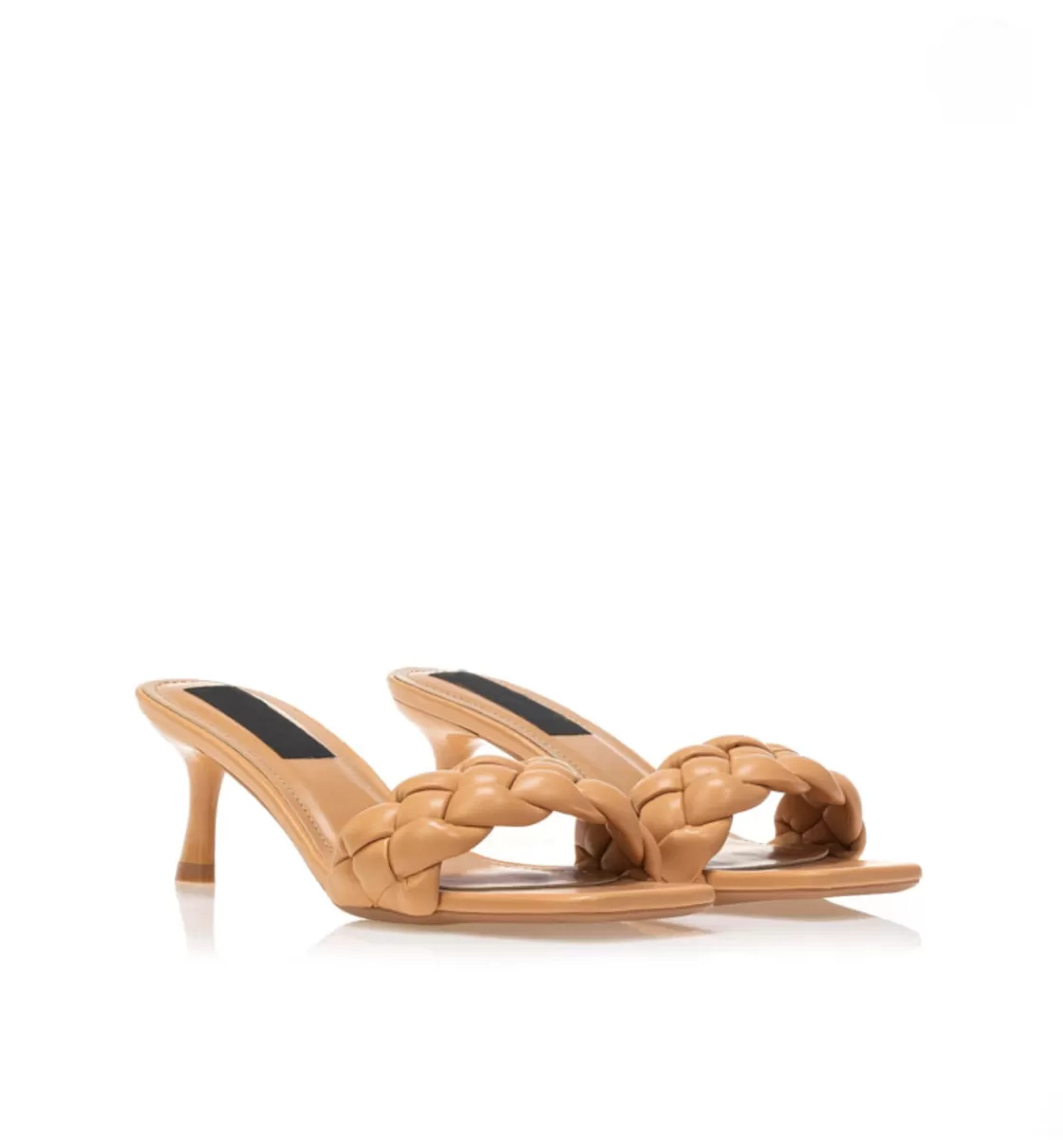 Sandals*BREE Braided - Sandal Heels - Beige