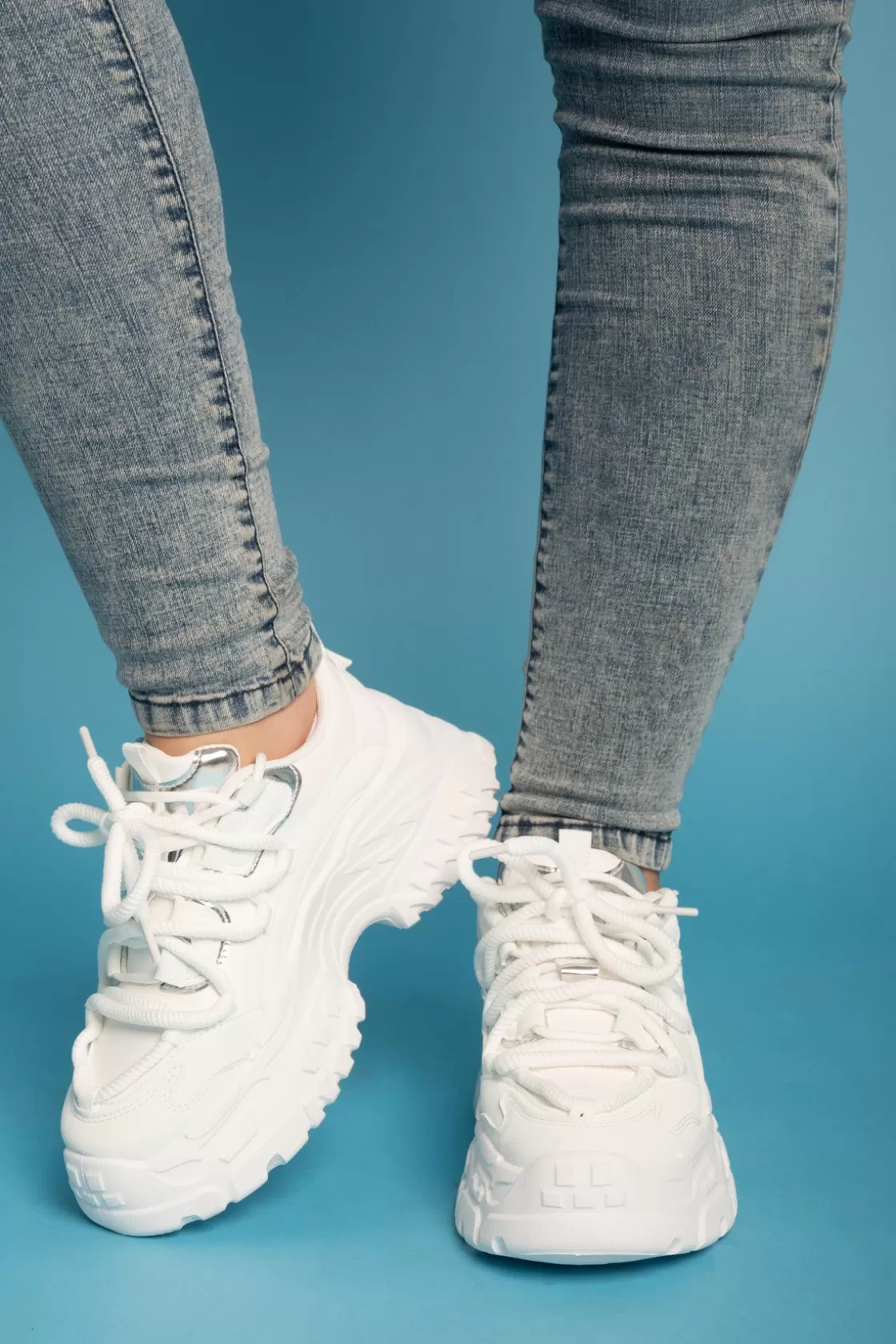 Sneakers*BREE Chunky Edge Sneakers - White