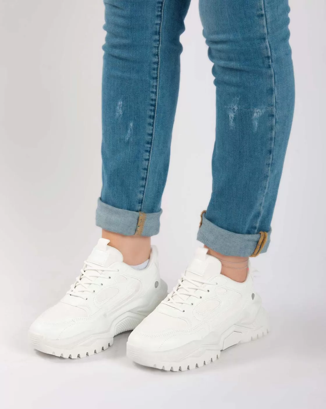 Sneakers*BREE Chunky High Sneakers - White