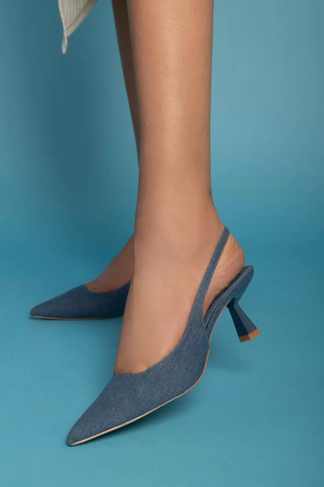 Heels*BREE Elegance Slingback Heels - Dark Blue