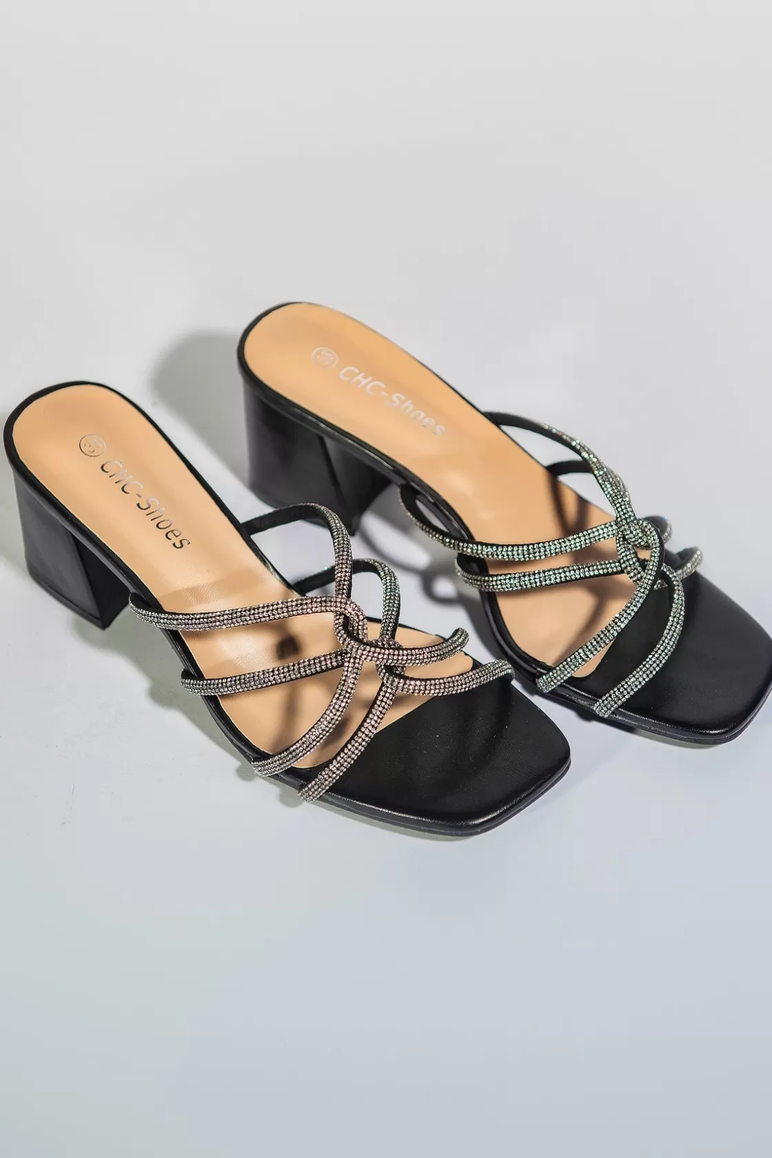 Sandals*BREE Entangled Heels - Black