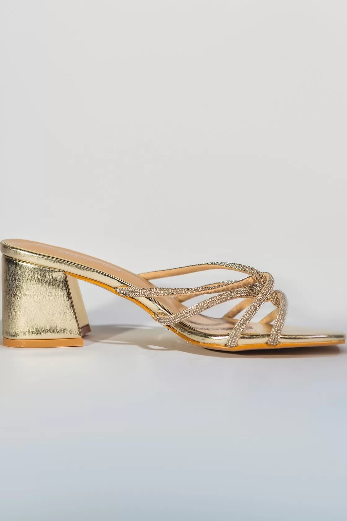 Sandals*BREE Entangled Heels - Gold