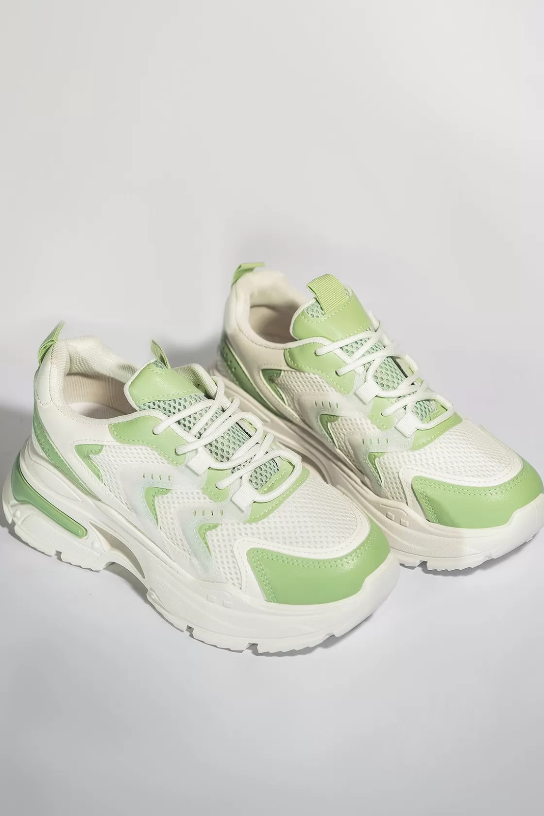 Sneakers*BREE Glowy Bulky Sneakers - Green