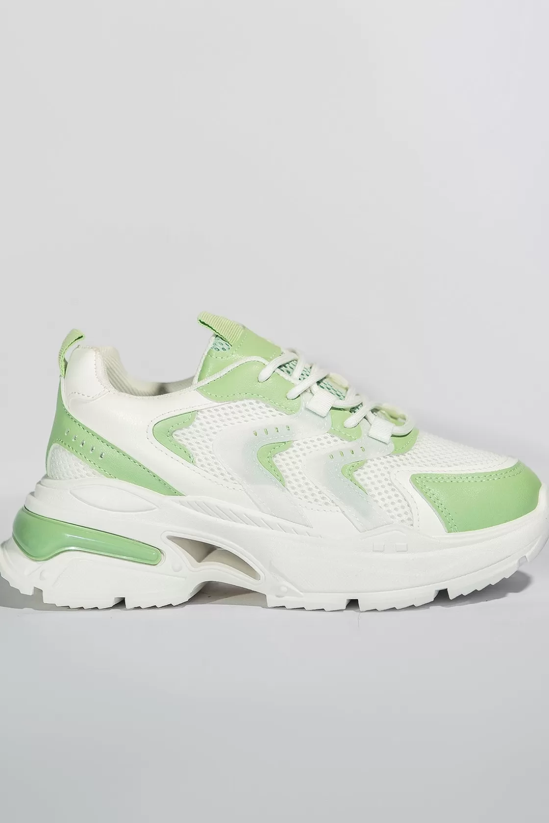 Sneakers*BREE Glowy Bulky Sneakers - Green