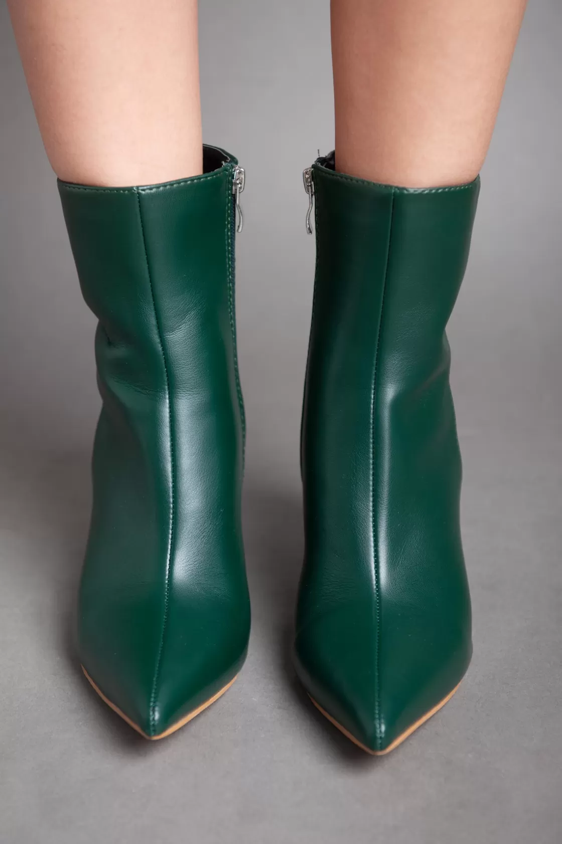 Boots*BREE High Heel Classy Half Boot - Green