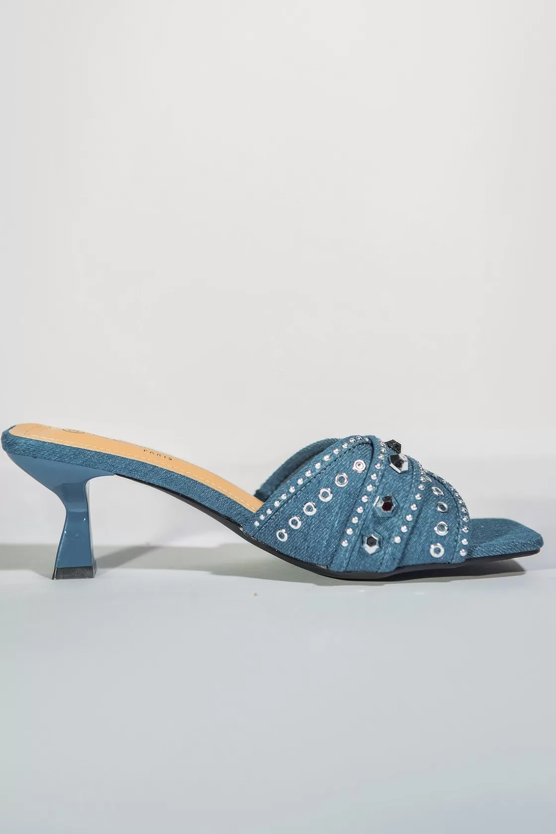 Sandals*BREE Jewels Heels - Dark Blue