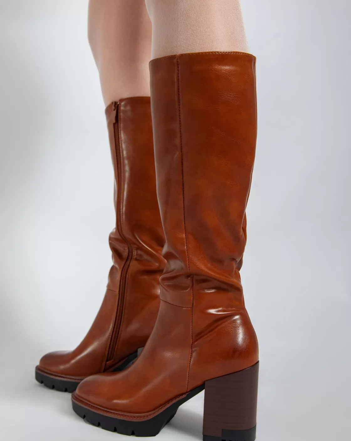 Boots*BREE Jonathan Knee Highboots - Camel