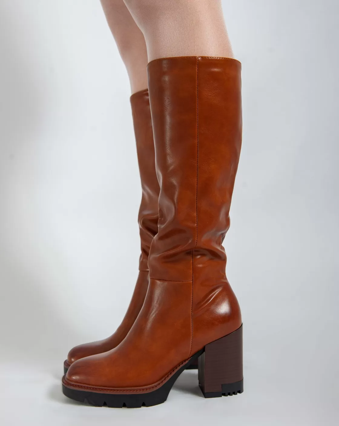 Boots*BREE Jonathan Knee Highboots - Camel