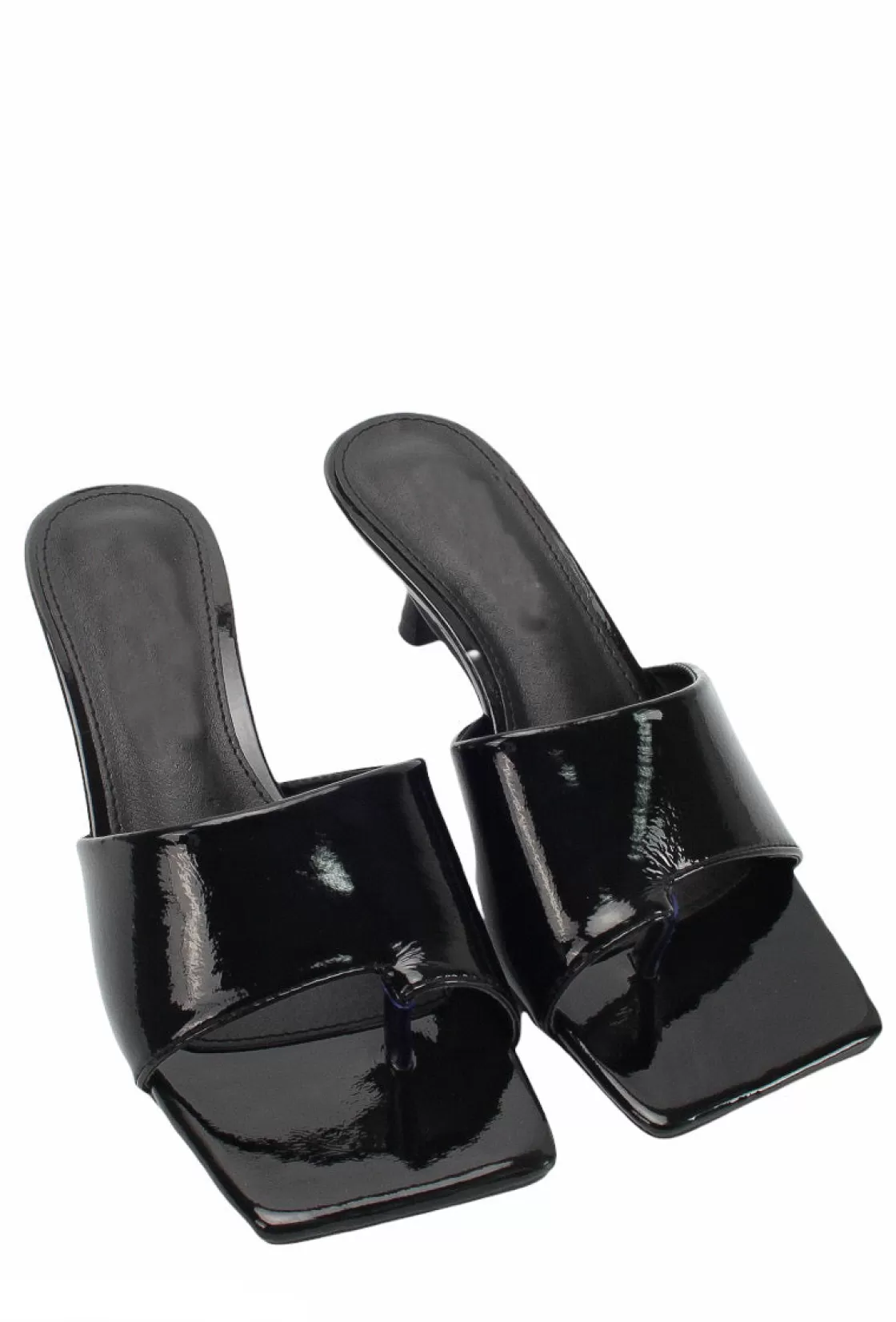 Sandals*BREE Logan Mules - Sandal Heels - Black