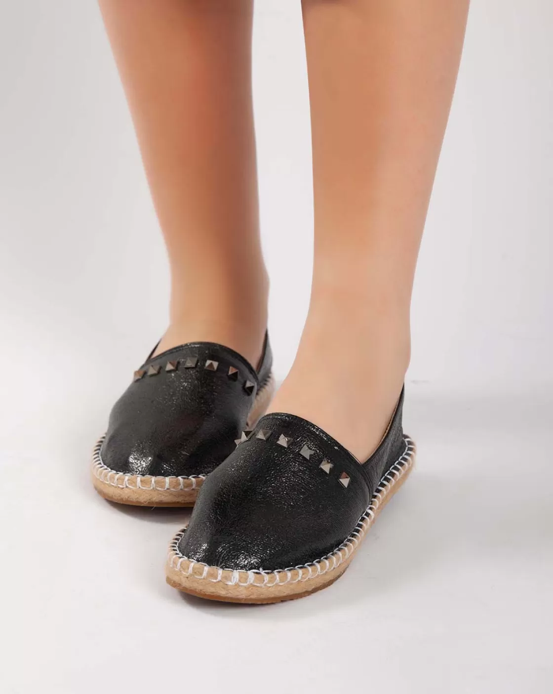 Ballet Flats*BREE Metallic Flats - Black