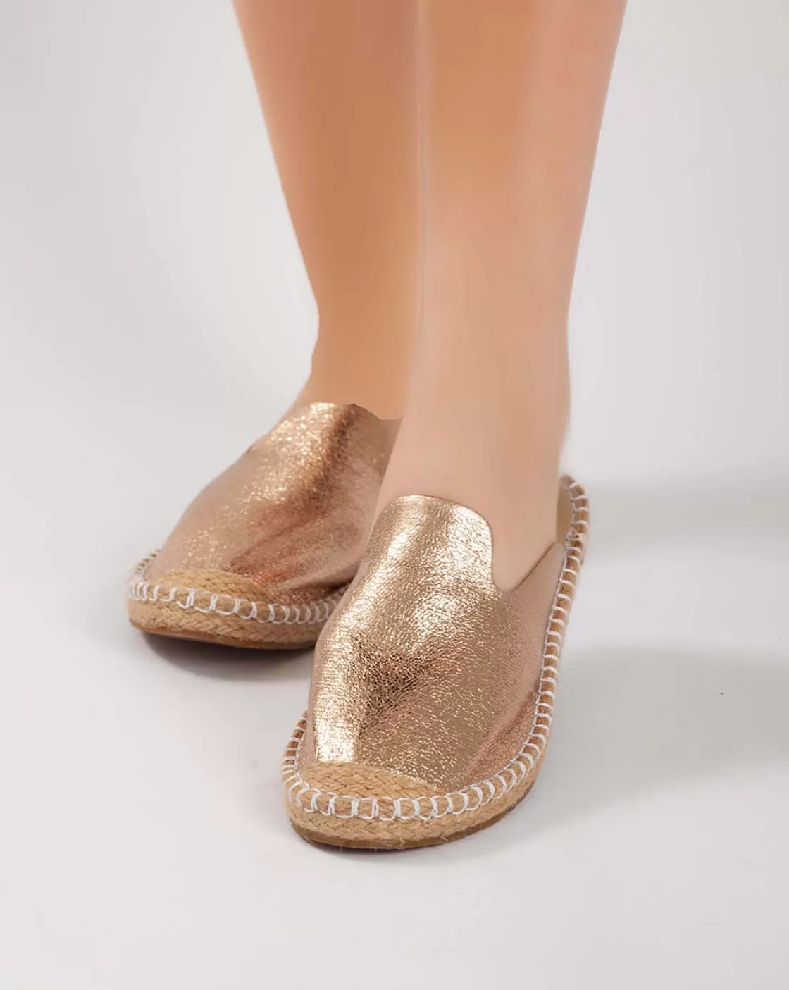 Sandals*BREE Metallic Mules - Champagne