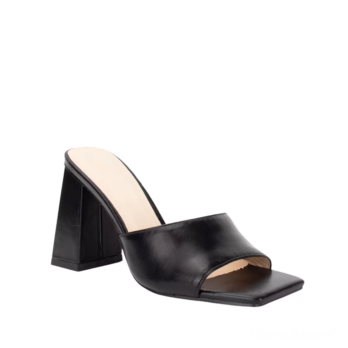 Sandals*BREE Moda Block Heel Mules - Black