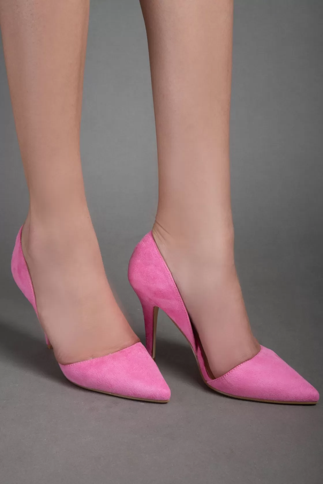 Sandals*BREE Pointed-Toe Stiletto Heels - Pink