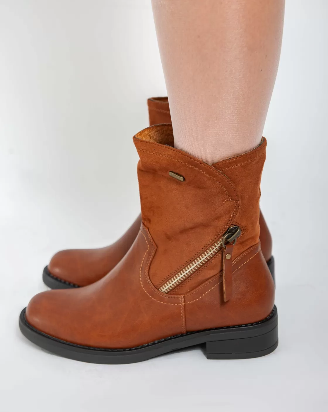 Boots*BREE Rieker Chunky Ankle Boots - Camel