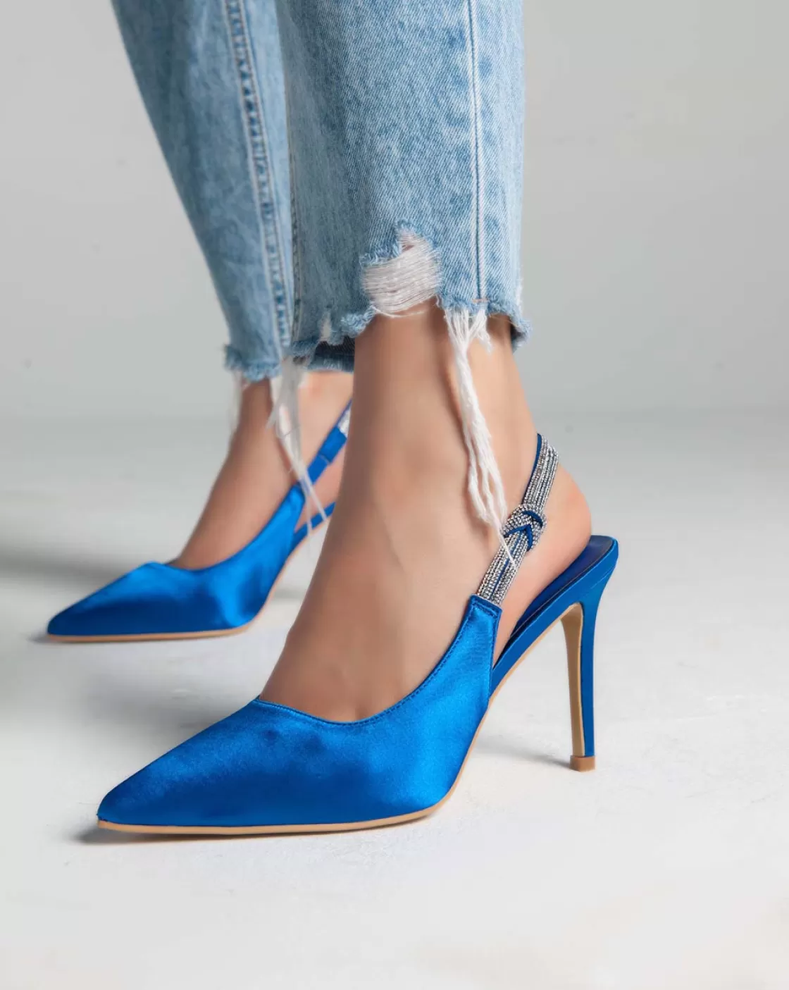 Heels*BREE Sling Back Pumps - Heels - Blue