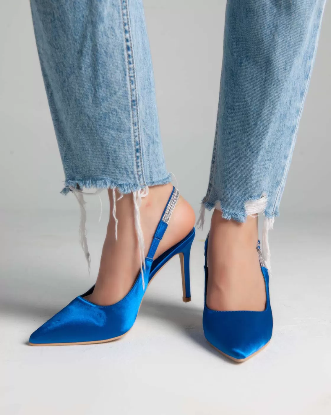 Heels*BREE Sling Back Pumps - Heels - Blue