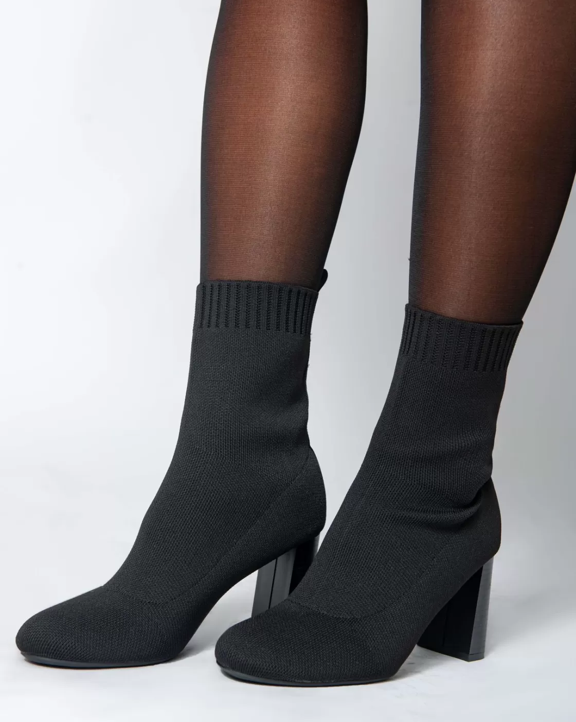 Boots*BREE Socks Ankle Boot - Black