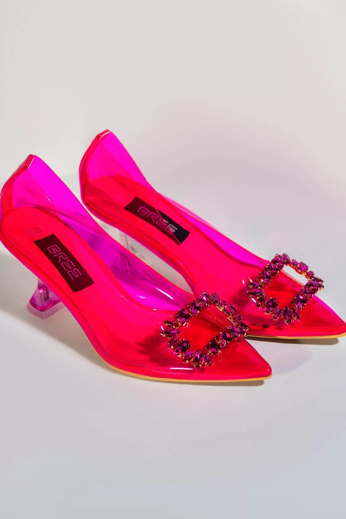 Heels*BREE Structured Heels - Fuchsia