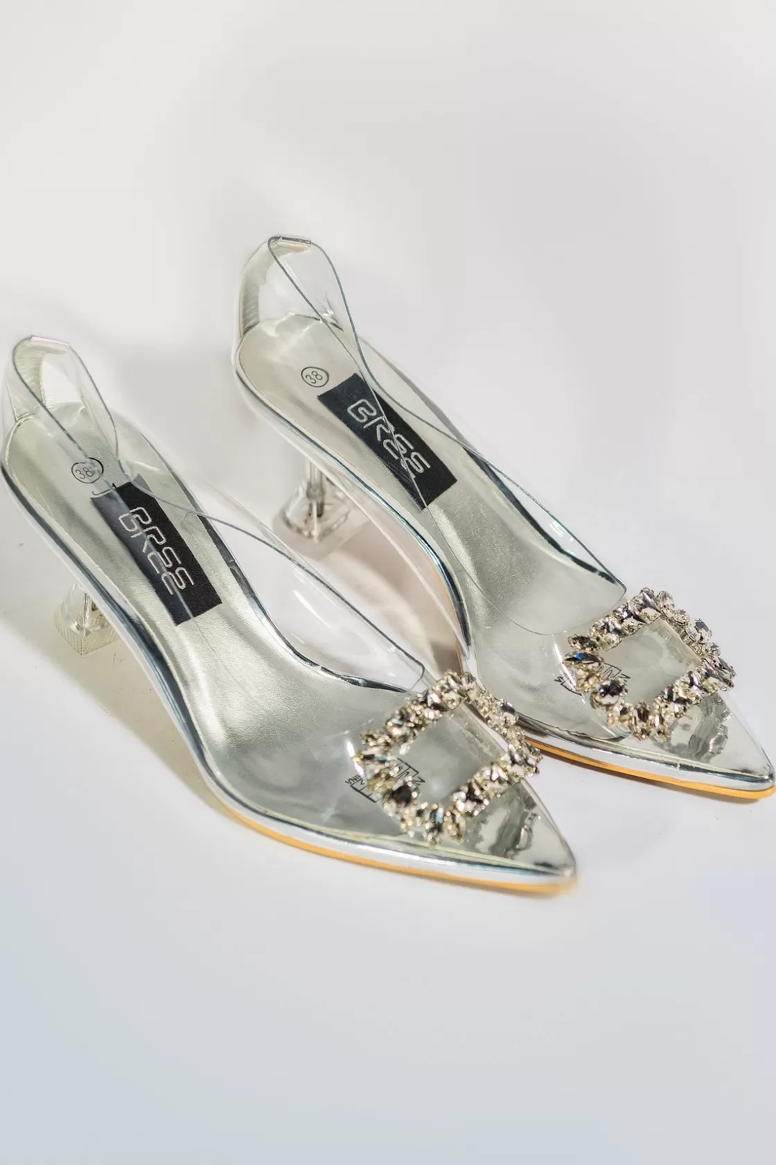 Heels*BREE Structured Heels - Silver