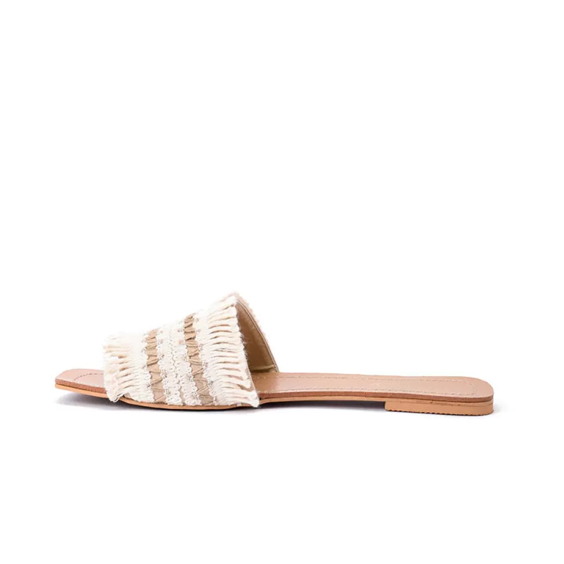 Slippers*BREE Tobi Flat Slippers - Beige