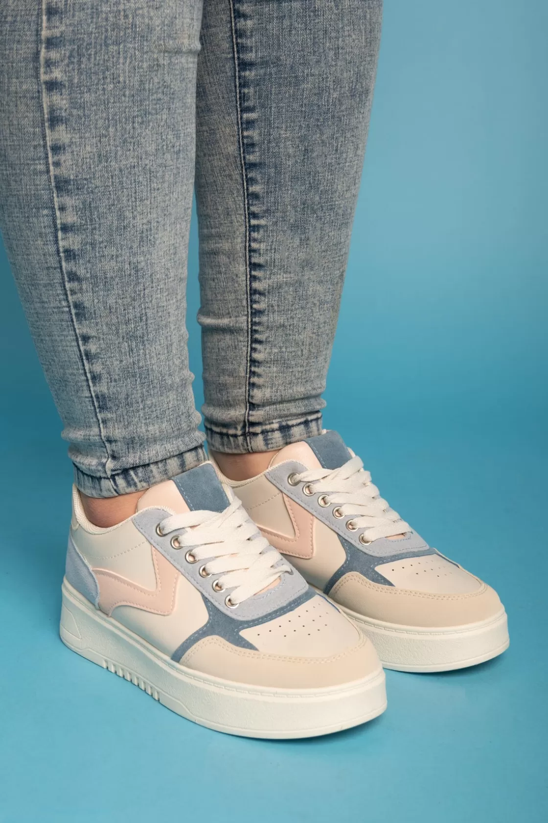 Sneakers*BREE Trendy Casual Sneakers - Blue