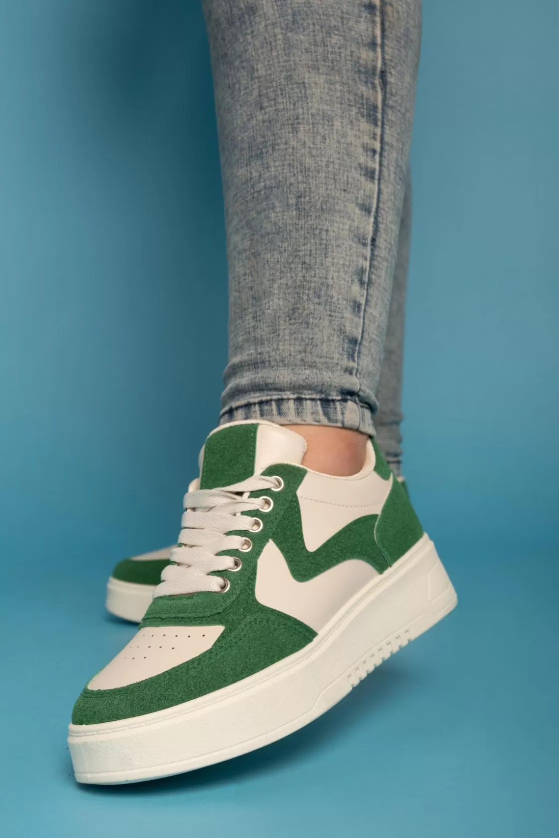 Sneakers*BREE Trendy Casual Sneakers - Green