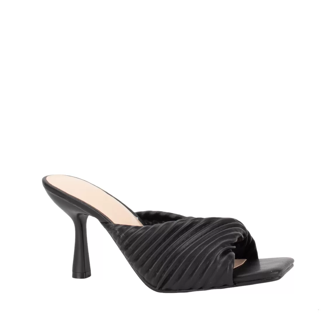 Sandals*BREE Twist Strap Mules - Black