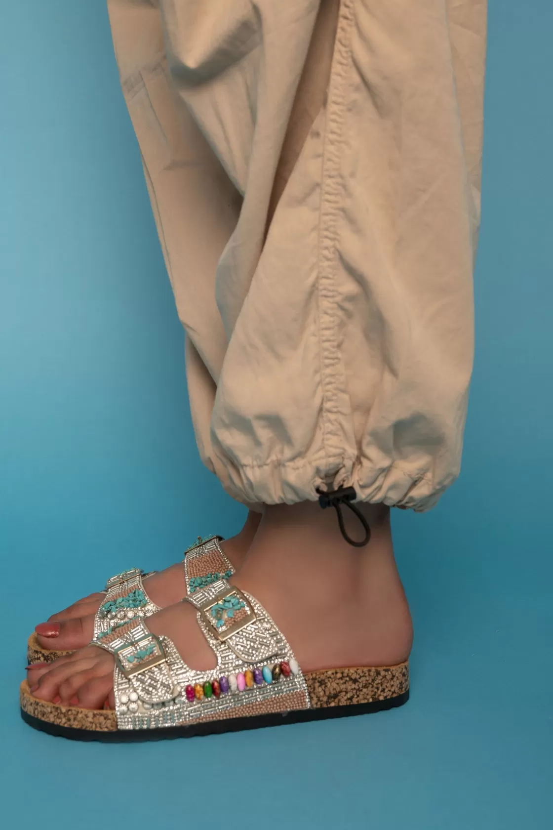 Slippers*BREE Vintage Boho Slippers - Camel